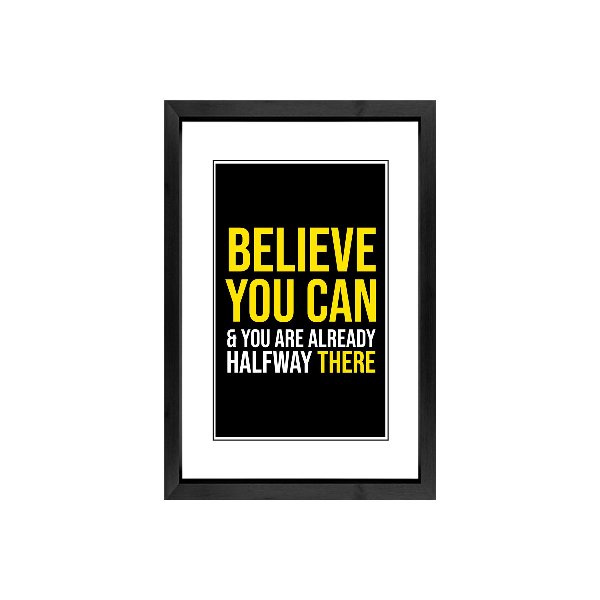 Set of 6 Motivational Quotes for Wall Frames