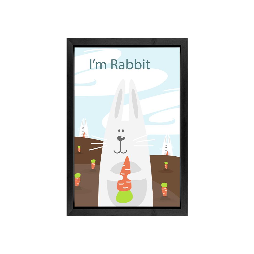 Set of 4 Cute Animal Kids Room Wall Frames