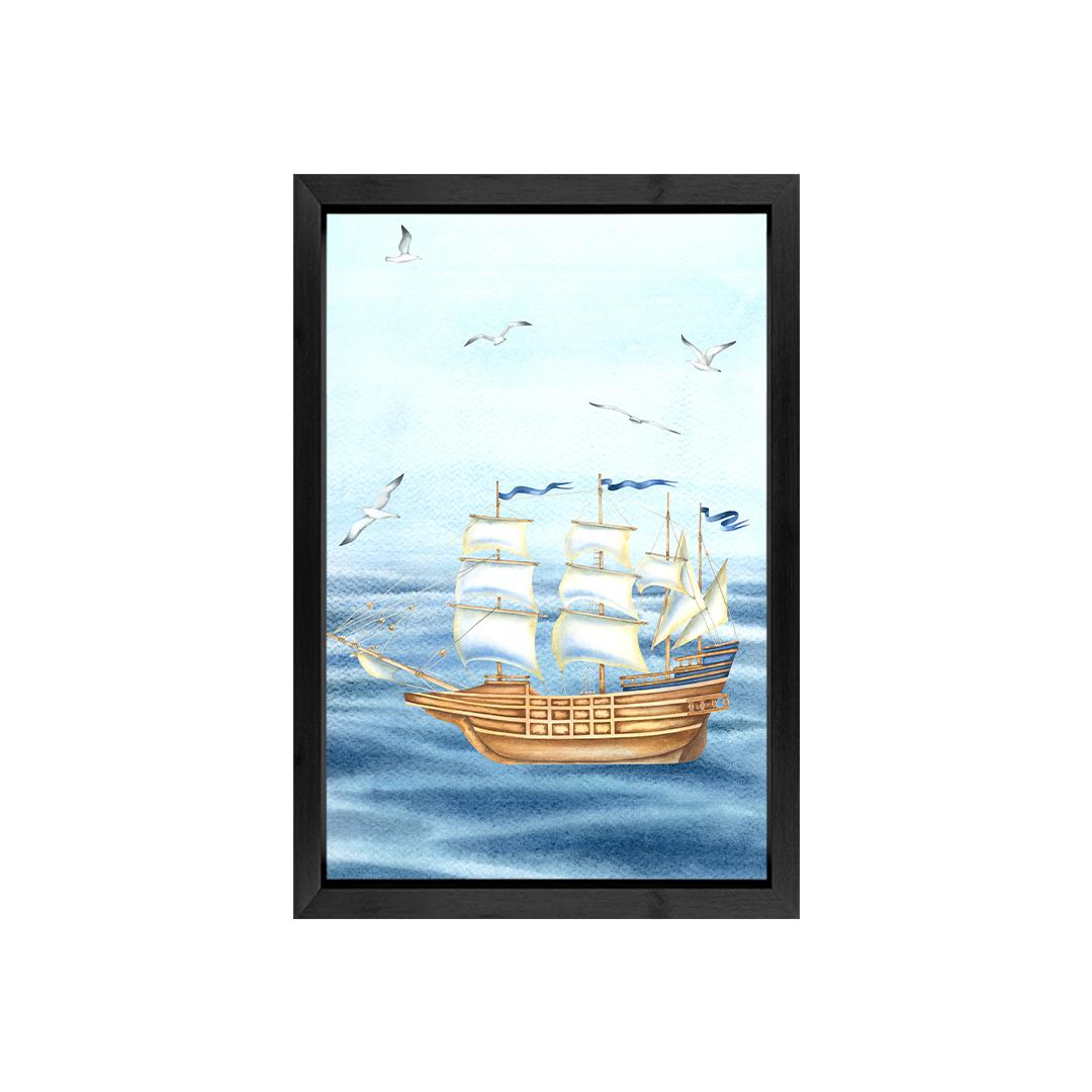 Nautical Boat Theme Wall Art Frames (5-Piece Set) - Image 7