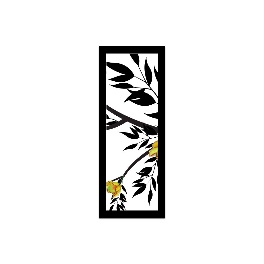 4 Panel Flower Blooming Canvas Wall Art