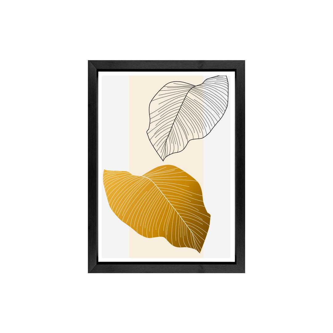 Elegant Monstera Leaf Canvas Wall Art