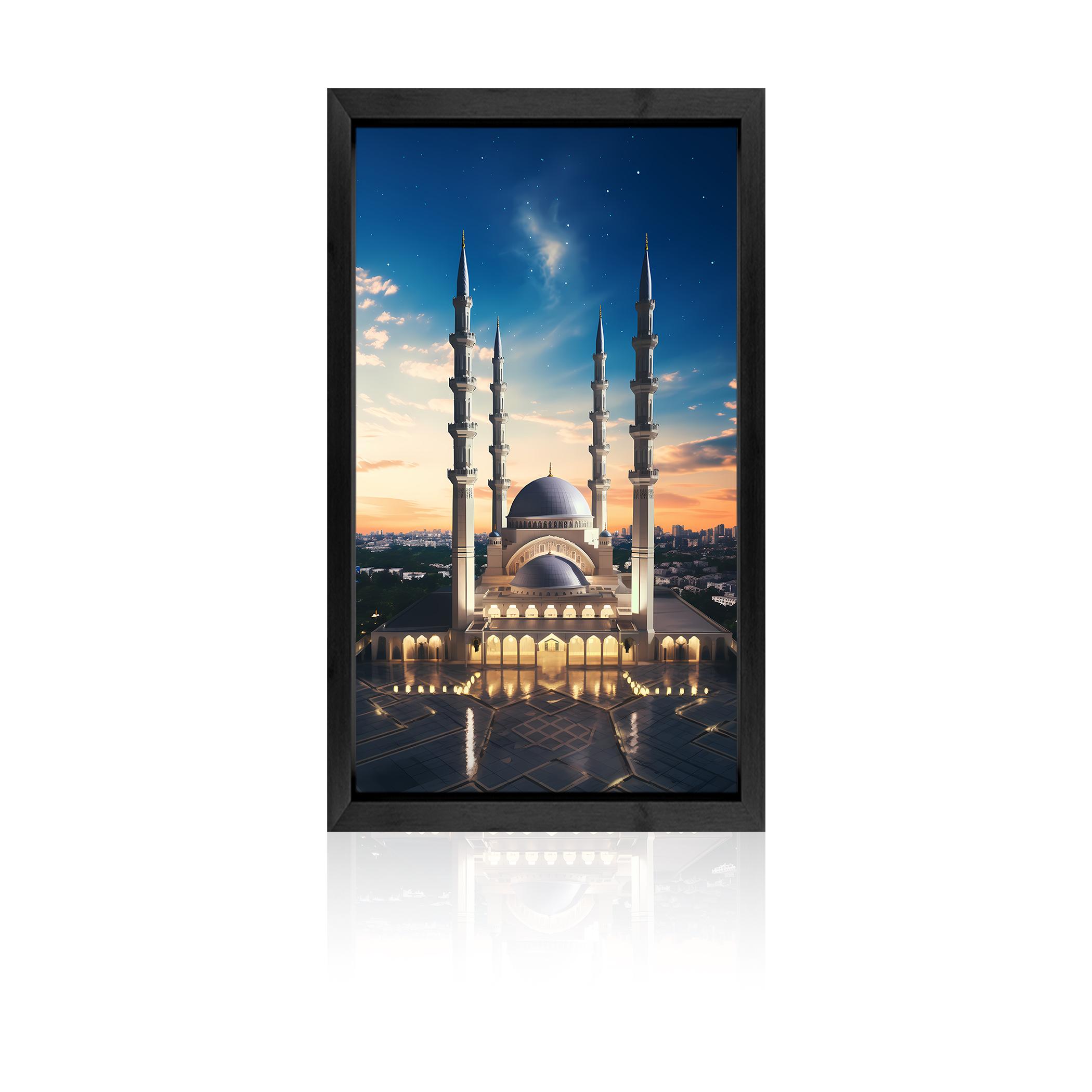 Majestic 3D Grand Mosque Wall Art Frame - Image 3