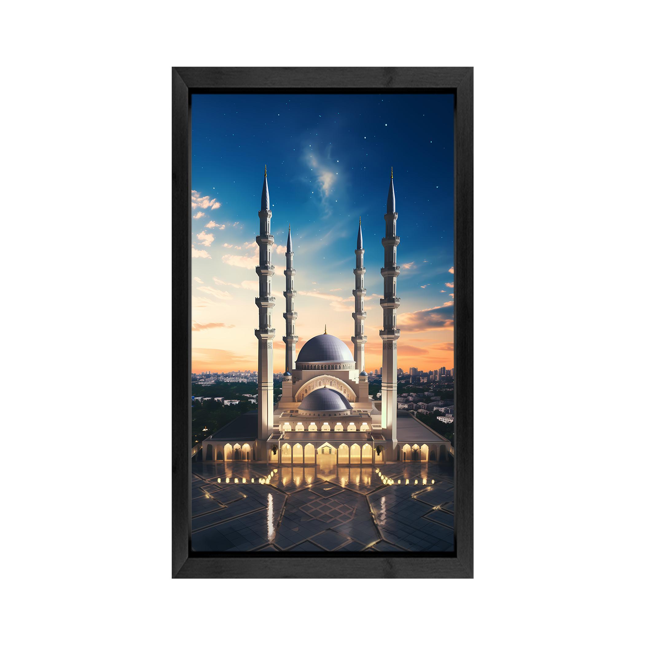 Majestic 3D Grand Mosque Wall Art Frame - Image 4