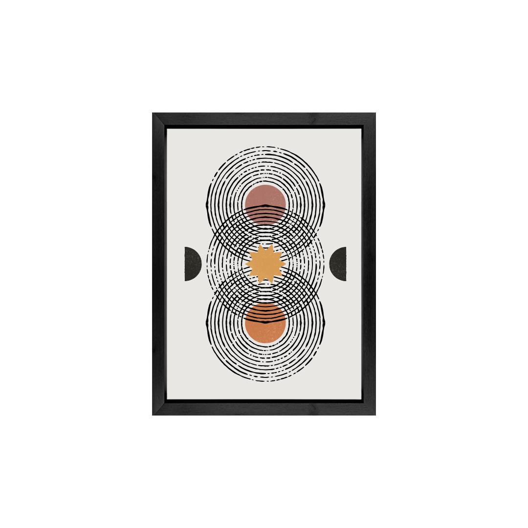 Abstract Boho Celestial Mandala Wall Art