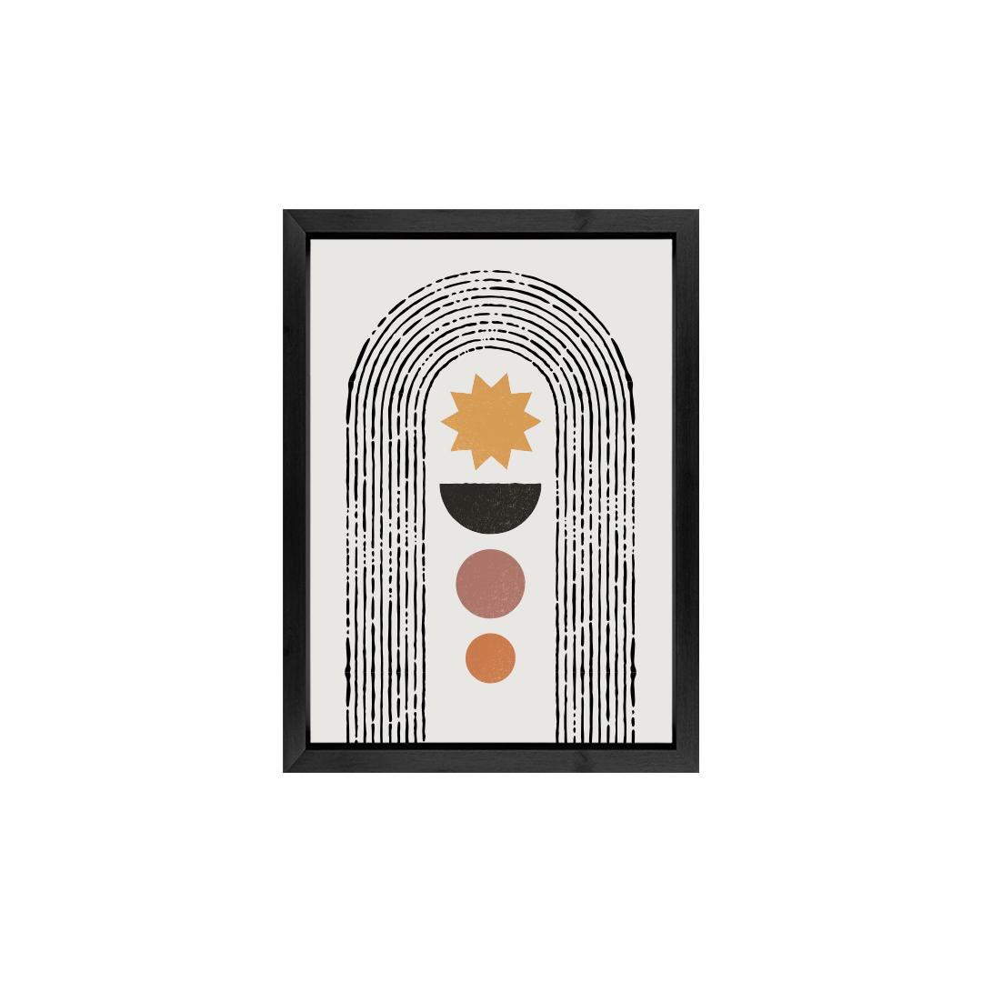 Abstract Boho Celestial Mandala Wall Art