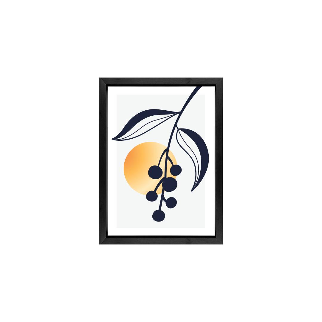 Boho Botanical Floral and Leaf Wall Art Set