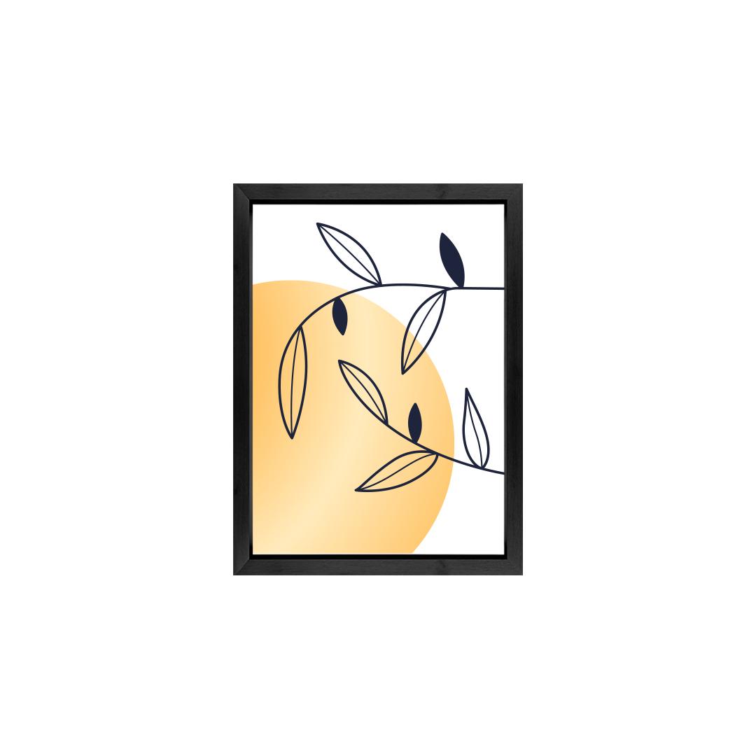 Boho Botanical Floral and Leaf Wall Art Set