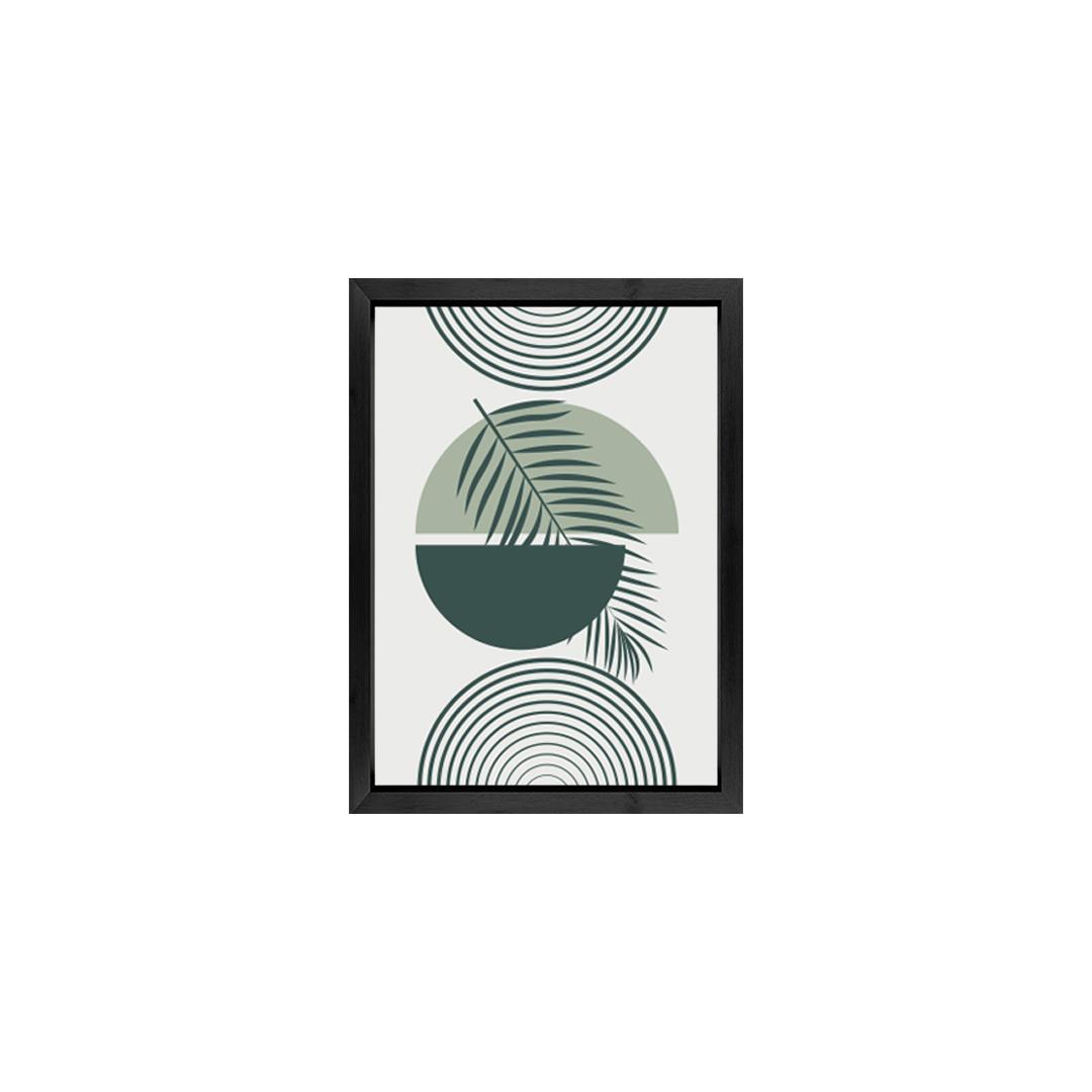 3PCS Green Minimalist Botanical Wall Art Frames
