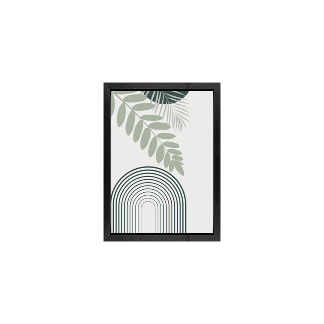 3PCS Green Minimalist Botanical Wall Art Frames