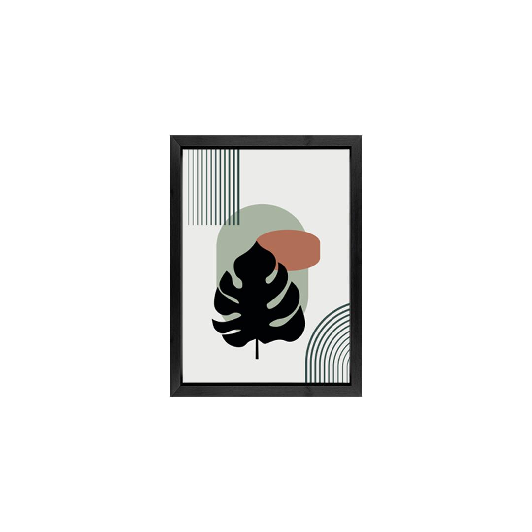 3PCS Green Minimalist Botanical Wall Art Frames